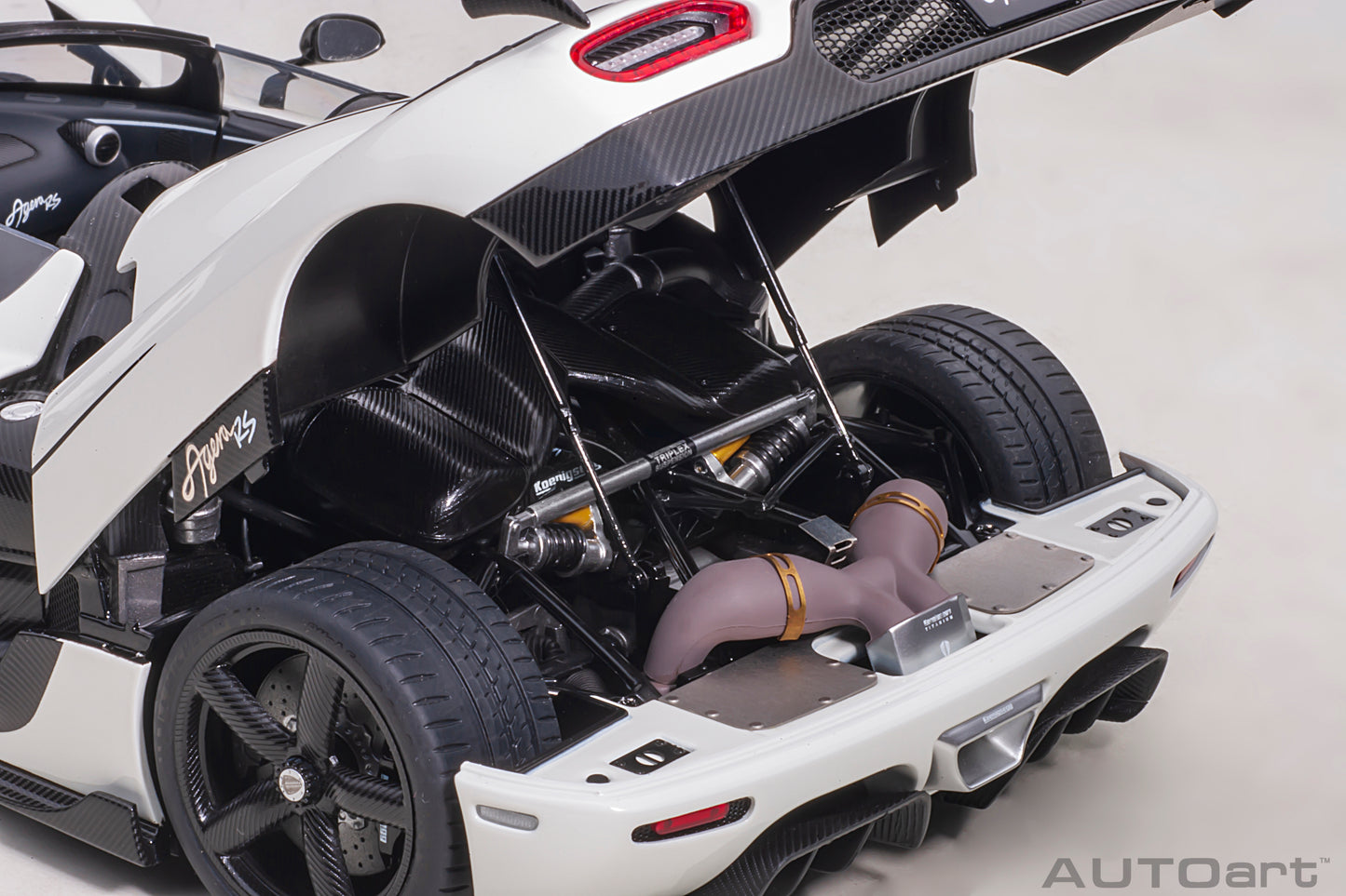 1:18 | Koenigsegg Agera RS | White/Carbon Black/Black Accents | 79021