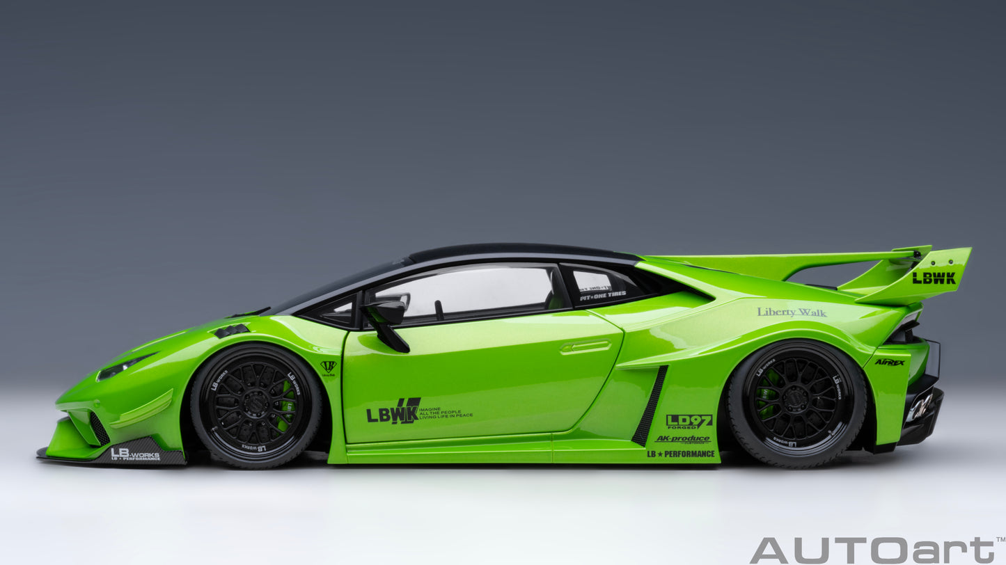 1:18 | Liberty Walk LB Silhouette Works Huracan GT | Pearl Green | 79128