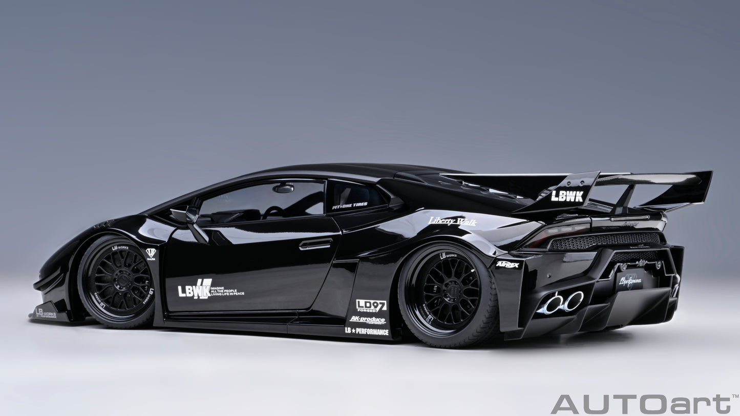 1:18 | Liberty Walk LB Silhouette Works Huracan GT | Black | 79129